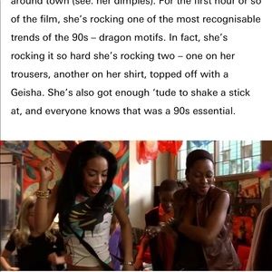 Shirt featured in Romeo must Die movie on Aaliyah.